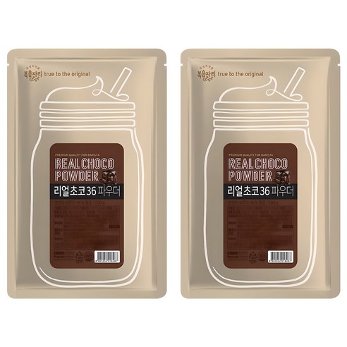 복음자리 리얼초코 36 파우더, 500g, 2개, 1개입
