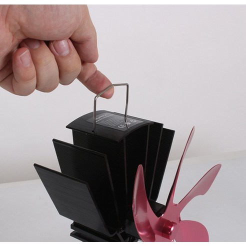 캠핑의 품격을 높이는, 알파카 무동력 에코팬 로즈골드