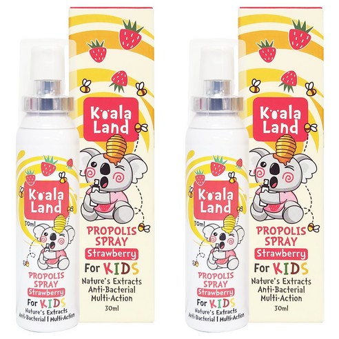 코알라랜드 어린이용 수용성 프로폴리스 스프레이 딸기맛 30ml, 2개 실사용 후기 | 효과 있을까? 썸네일