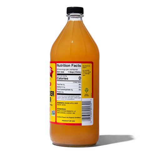 브래그 애플사이다비네거 음용식초 946ml, 1개 맛있게 먹은 솔직 후기 - 상품 이미지 3