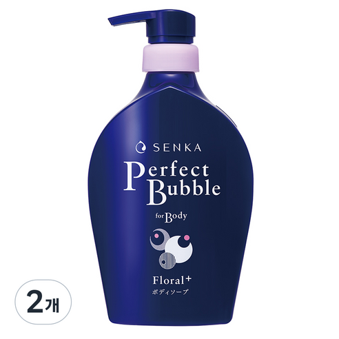 센카 퍼펙트 버블 포 바디 클렌저 플로럴 플러스 N, 500ml, 2개