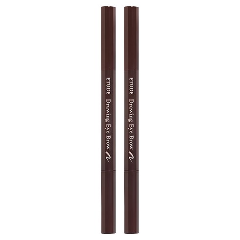 에뛰드 드로잉 아이브로우 오토펜슬 0.25g, 3호 브라운, 2개