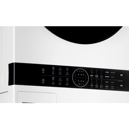 LG 트롬 워시타워 W20WAN 후기 분석 - 정면 디자인 상세