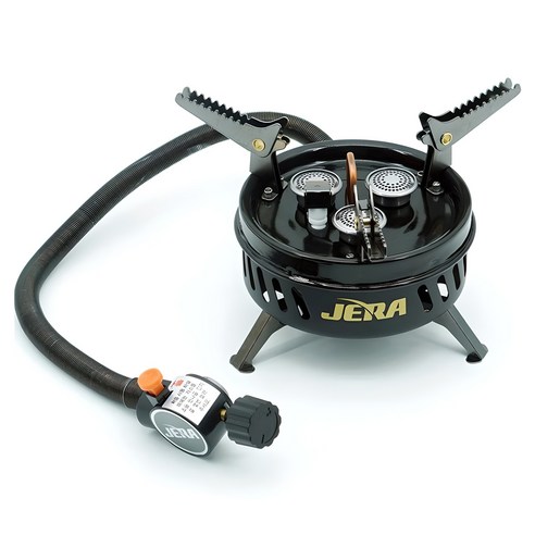 제라 고화력 캠핑 강염 그리들 버너 JB-103, 블랙, 1개