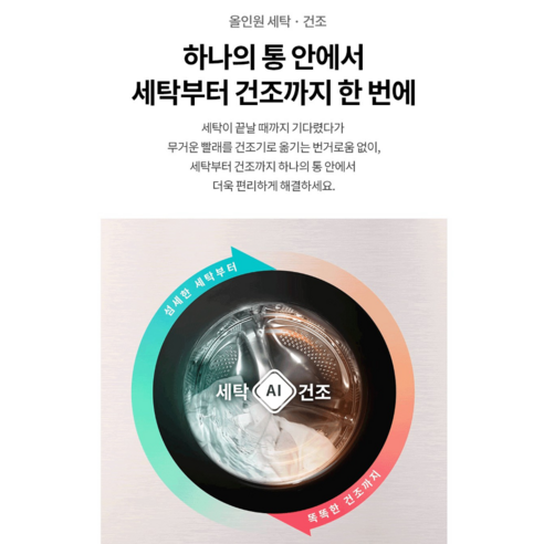 LG 워시콤보 자동 세제 투입 시스템 구조