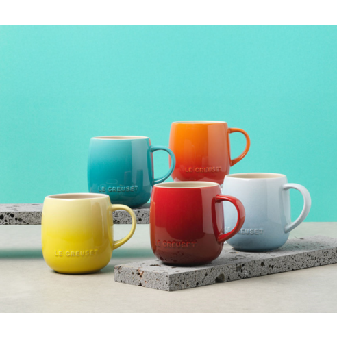 르크루제 레인보우 마시멜로 머그컵 후기 분석 - 쇼핑백 포함 세트 구성 안내