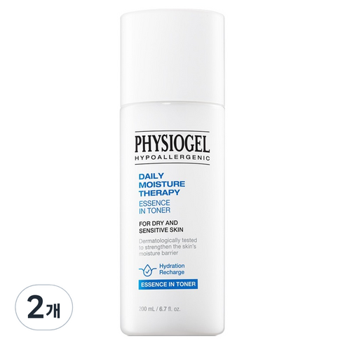 피지오겔 데일리 모이스처 테라피 에센스 인 토너, 200ml, 2개