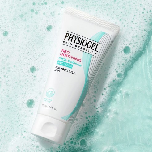 피지오겔 레드 수딩 시카밸런스 에이씨 폼 클렌저 이미지 3