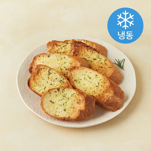 프레시오늘 국내산 통마늘 양파 수제 저당 양파마늘빵 (냉동), 15g, 6개입, 1개 15g, 6개입, 1개