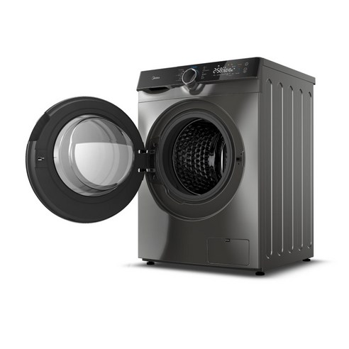 마이디어 건조겸용 드럼세탁기 MFK03D120B/SK-KR 후기 분석 - 측면 슬림 디자인