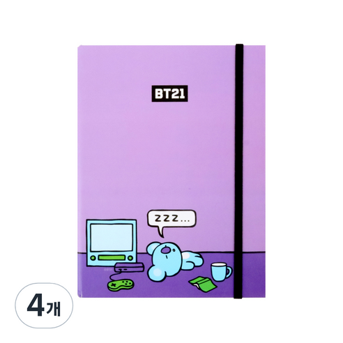 스튜디오에잇 라인프렌즈 BT21 다이어리M, 코야, 4개