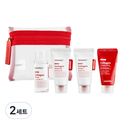 메디필 레드 락토 콜라겐 스킨 케어 트라이얼 키트, 2세트