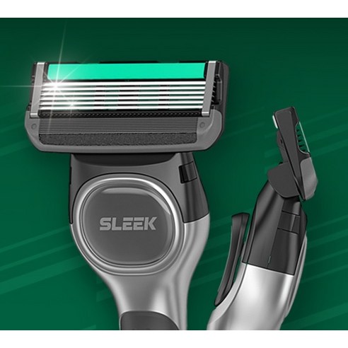 도루코 슬릭 엣지 면도기 세트 후기 분석 - 보관용 케이스 디테일