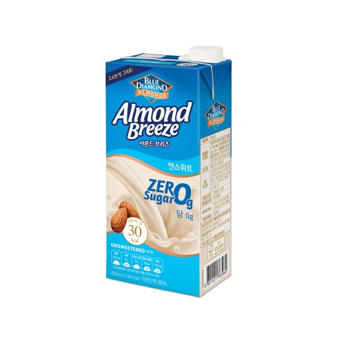무가당 아몬드 음료로 텁텁함 대신 산뜻한 아침을 맞이하세요