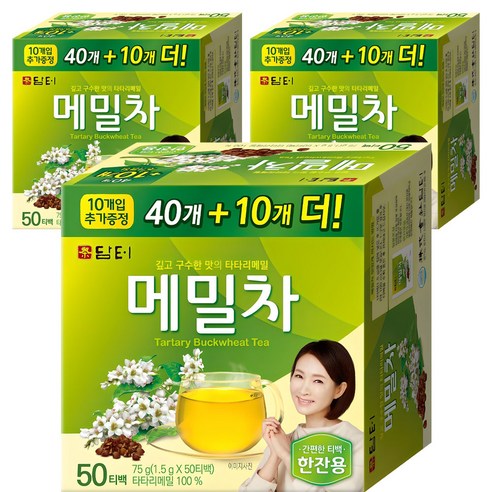 담터 메밀차, 1.5g, 50개입, 3개