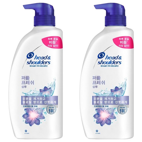 헤드앤숄더 퍼퓸 프레쉬 샴푸, 800ml, 2개