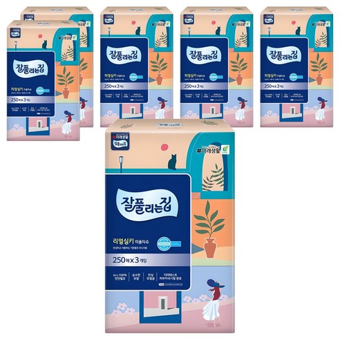잘풀리는집 천연펄프 미용티슈 2겹 250매입, 18개 솔직 후기 | 실사용자 리뷰 분석 썸네일