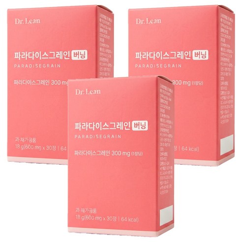 닥터린 파라다이스그레인 버닝 18g, 3개, 30정