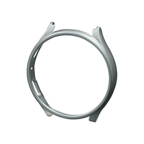 TnP 테두리 커버 하드 PC 스마트워치 케이스 44mm, 실버