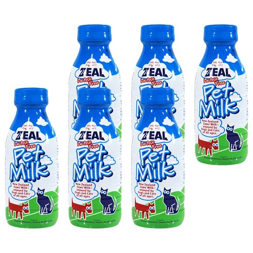 질 뉴질랜드 펫밀크 강아지 우유, 우유맛, 380ml, 6개