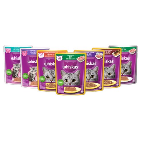위스카스 주니어 고양이 주식 파우치 이미지 3