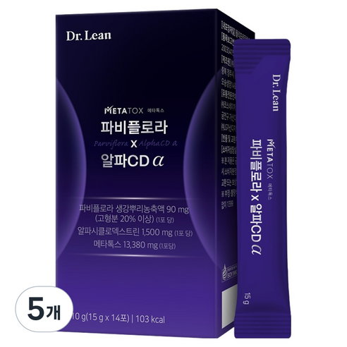 닥터린 파비플로라 x 알파CD 알파 14p, 210g, 5개