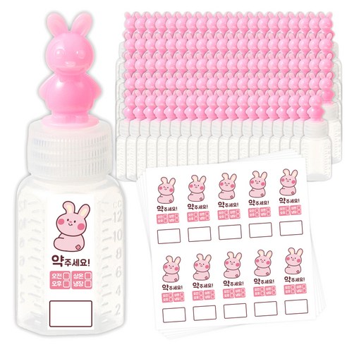 코멧 토끼캐릭터 12cc물약병 & 방수 스티커 100P 실사용 후기 | 효과 있을까? - 상품 이미지 1