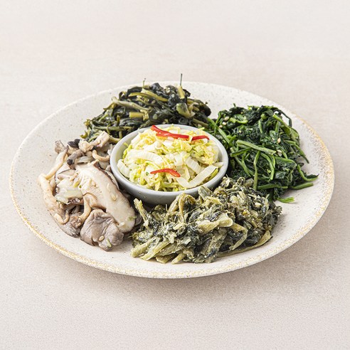 정미경키친 계절나물 5종 모둠A, 1세트, 280g