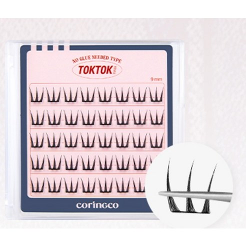 접착제 없이 톡톡, 자연스럽게 또렷해지는 눈매