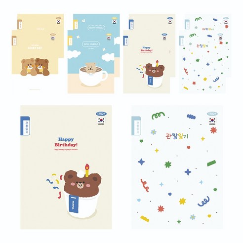 펜피아 800 초등노트 관찰일기, 랜덤발송, 10개