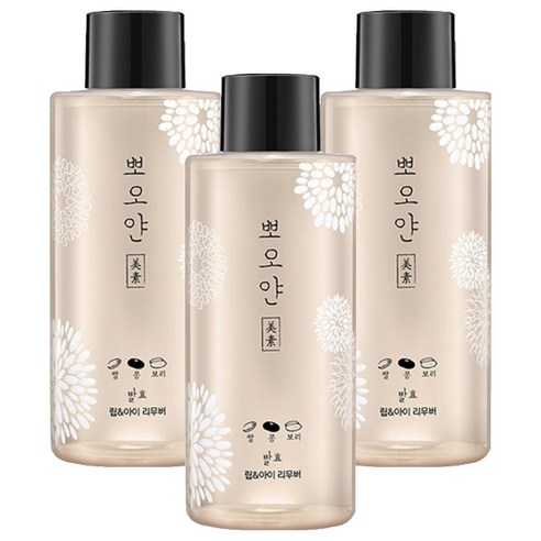 에뛰드 뽀오얀 미소 발효 립 앤 아이 리무버, 250ml, 3개