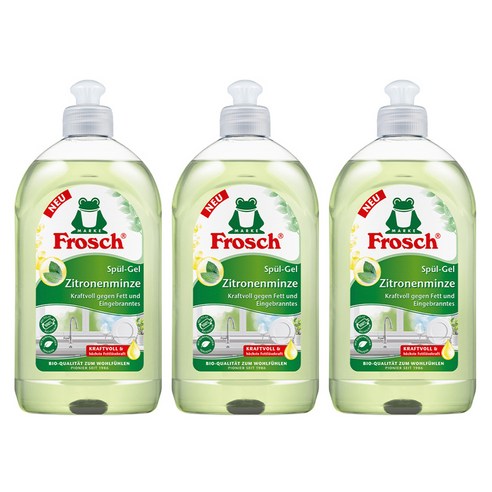 프로쉬 주방세제 레몬민트, 500ml, 3개