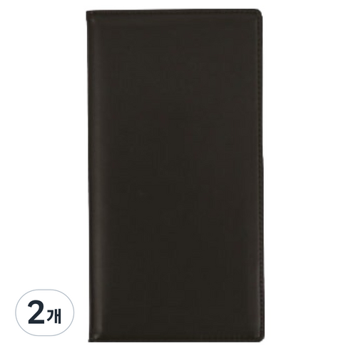 디루소 메트로폴리스 클래식 포켓 빌패드, 블랙, 2개