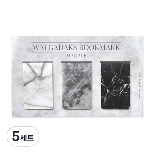 왈가닥스 마그네틱 북마크 3p, 마블, 5세트