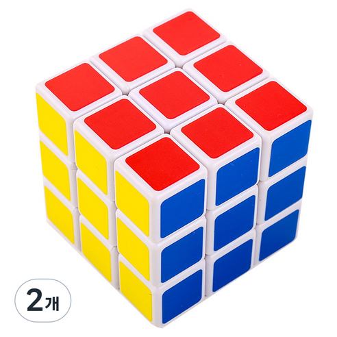 하이제이비 3x3 베이직 큐브, 화이트, 2개
