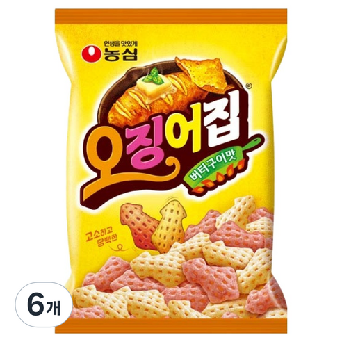 오징어집, 78g, 6개