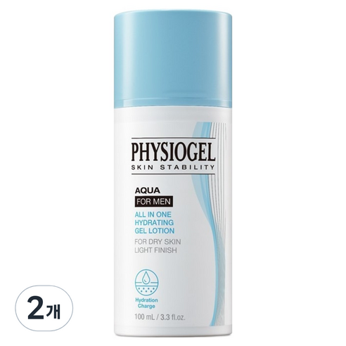 피지오겔 아쿠아 포맨 올인원 하이드레이팅 젤 로션, 100ml, 2개