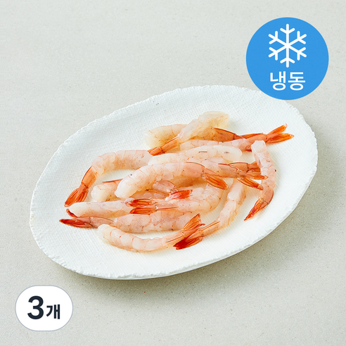 ISEA 흰다리새우살 단새우풍 20미 초밥용 (냉동), 3개, 120g