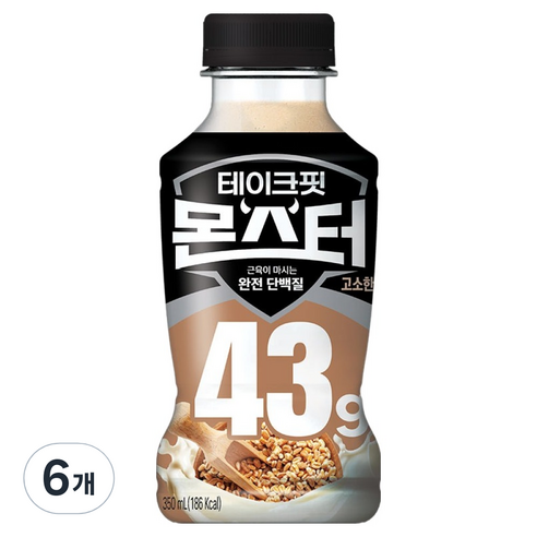 테이크핏 몬스터 고소한맛, 350ml, 6개 350ml, 6개