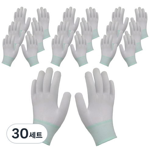 신정글러브 클로버 내피장갑 L, 화이트, 30세트