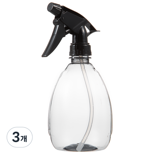 코멧 분무기 500ml, 블랙, 3개