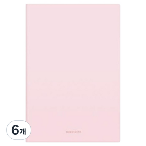 델리 파스텔 소프트커버 양장 다이어리 EN140L, 핑크, 6개
