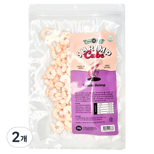 든든 반려동물 동결건조 간식, 2개, 20g, 알새우