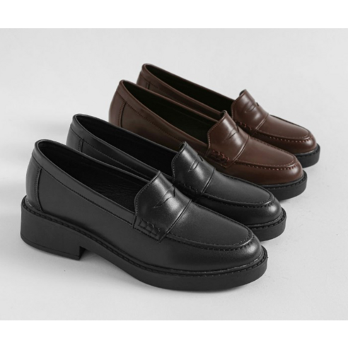 착한구두 여성용 샌더슨 페니 레더 로퍼 후기 분석 - 측면 디자인