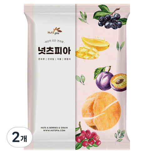 넛츠피아 건망고 슬라이스 80g × 5개
