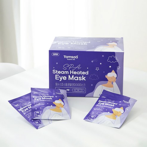 탐사 아이 스파 온열 안대 스팀 아이마스크 눈 찜질팩 무향 40개입, 1개 이미지 2