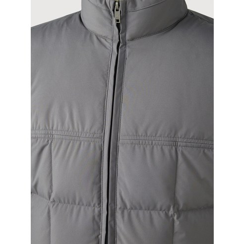 인디안 경량 덕다운 점퍼 넥라인 스탠드넥 디자인