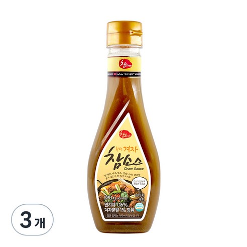 참 겨자 참소스, 290g, 3개