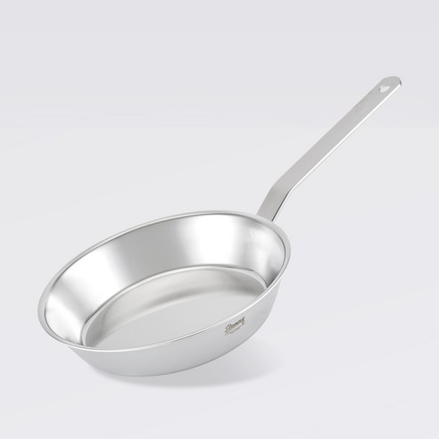 스테니 인덕션 무연마제 통5중 스테인리스 프라이팬, 24cm, 1개 후기 분석 - 인덕션 위 조리 모습