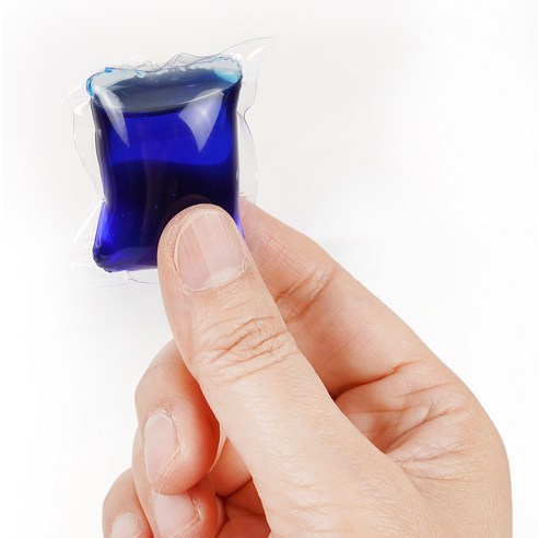 탐사 대용량 슈퍼파워 캡슐세제 효소 7종 함유 14g, 150개입, 1개 후기 분석 - 세탁물과 캡슐 세제